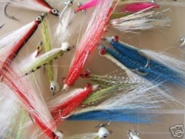 30 SALTWATER FLY FISHING FLIES INTRODUCTION SAMPLE PACK LARGE FLIES