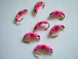 Bright Pink Czech Nymph Weighted