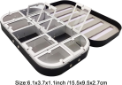 Aluminum Fly Fishing Box 10 windows, Slit Foam 
