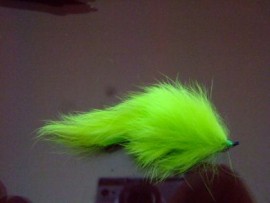 Chartreuse Bunny Leech Streamer