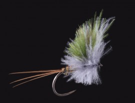 Olive Upright CDC Wing Barbless