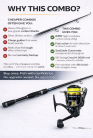 7’2” Carbon Spinning Rod Combo + 13 Fishing Creed K 2000 Reel – Ready to Fish
