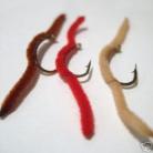12 San Juan worms Fly Collection 3 colours #10,12
